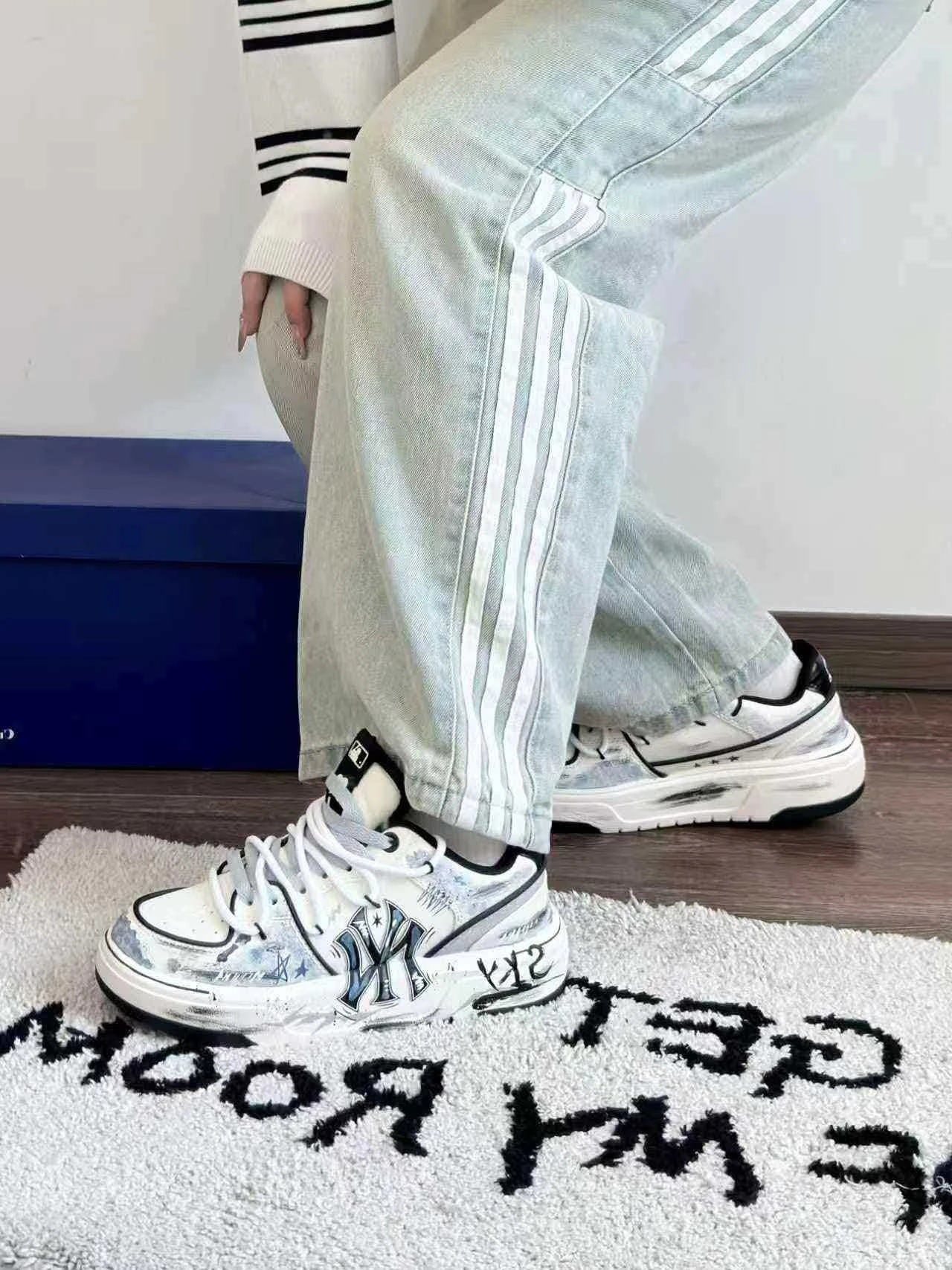 個性化客製球鞋MLB星茫之夜