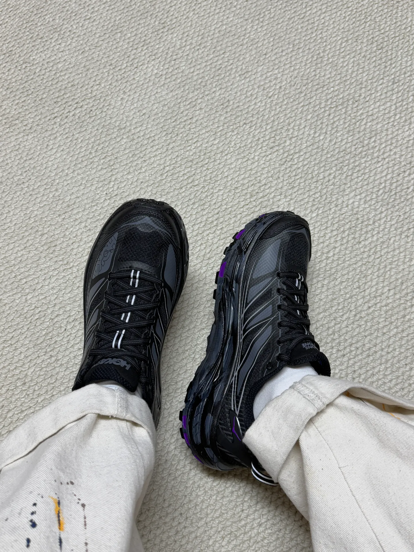 客製球鞋HOKA ONE ONE野蜂飛舞紫
