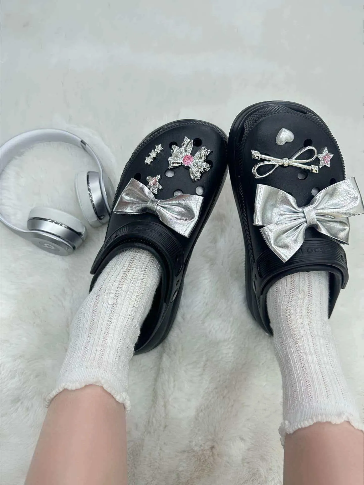 客製球鞋CROCS卡駱馳隱翼天使