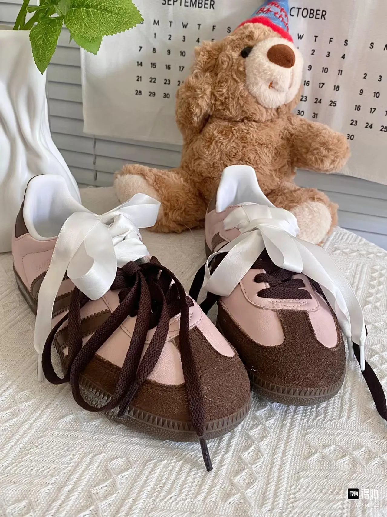 個性化客製球鞋ADIDAS甜莓巧棕