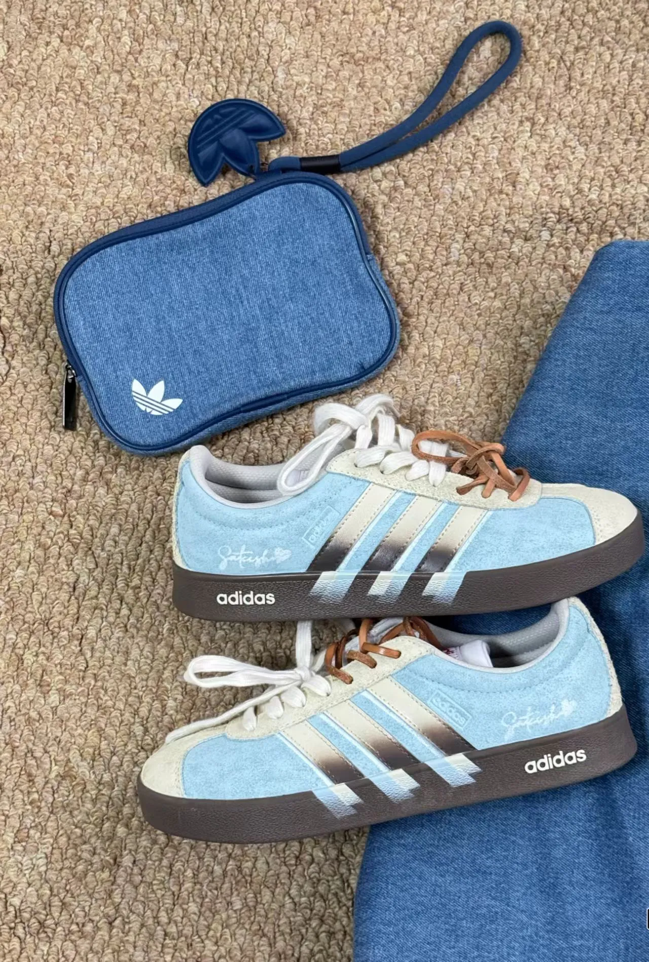 個性化客製球鞋ADIDAS藍調蘇打