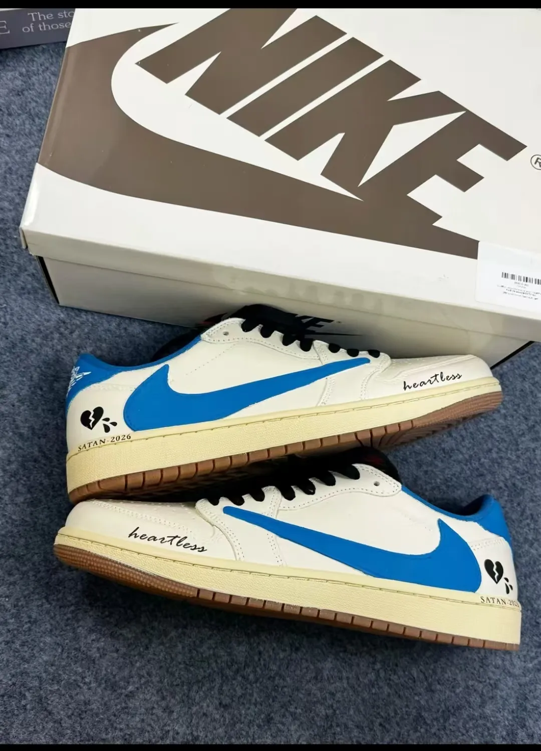 個性化客製球鞋NIKE閃電撒旦
