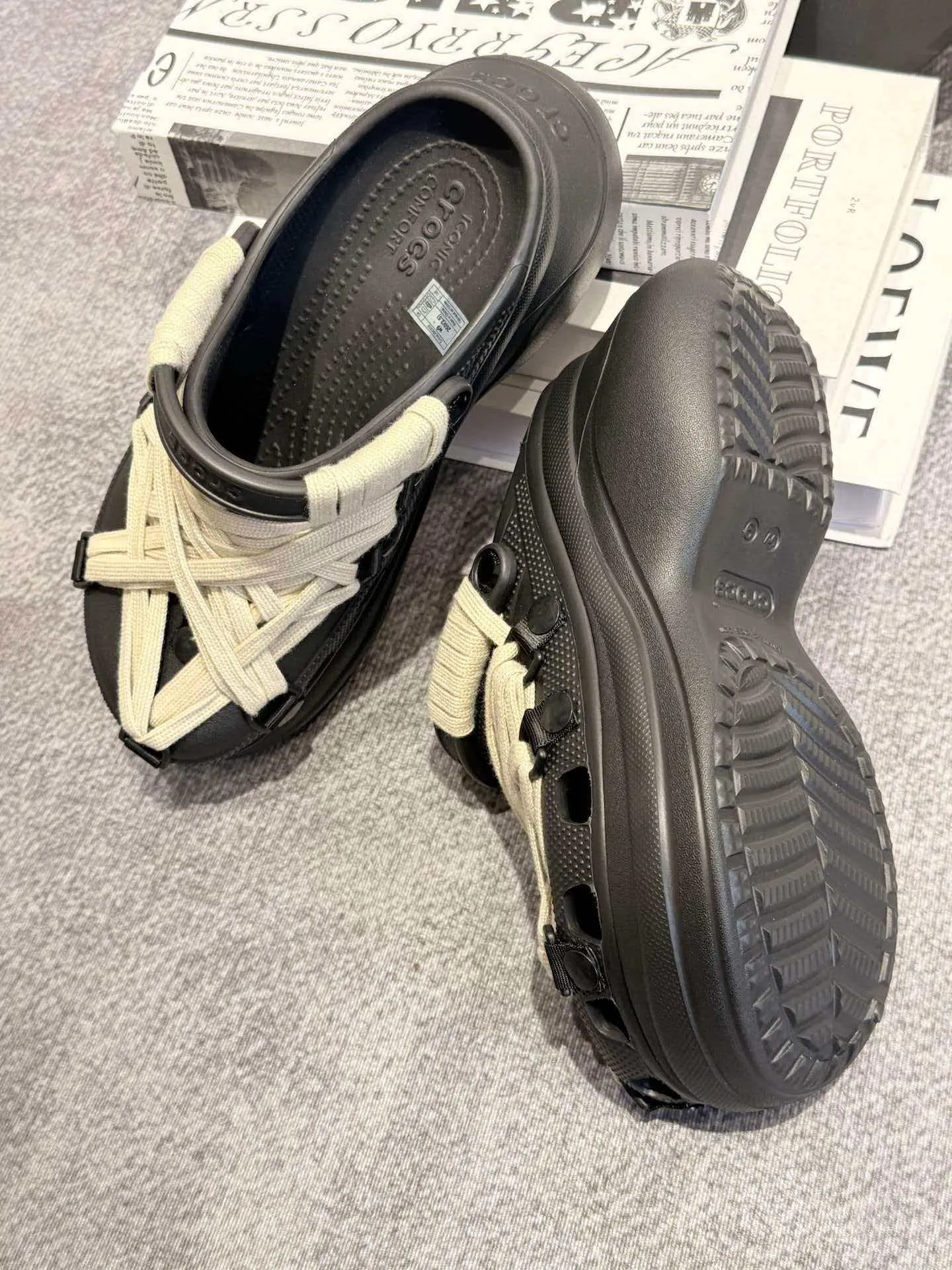 個性化客製球鞋CROCS瘋狂綁帶