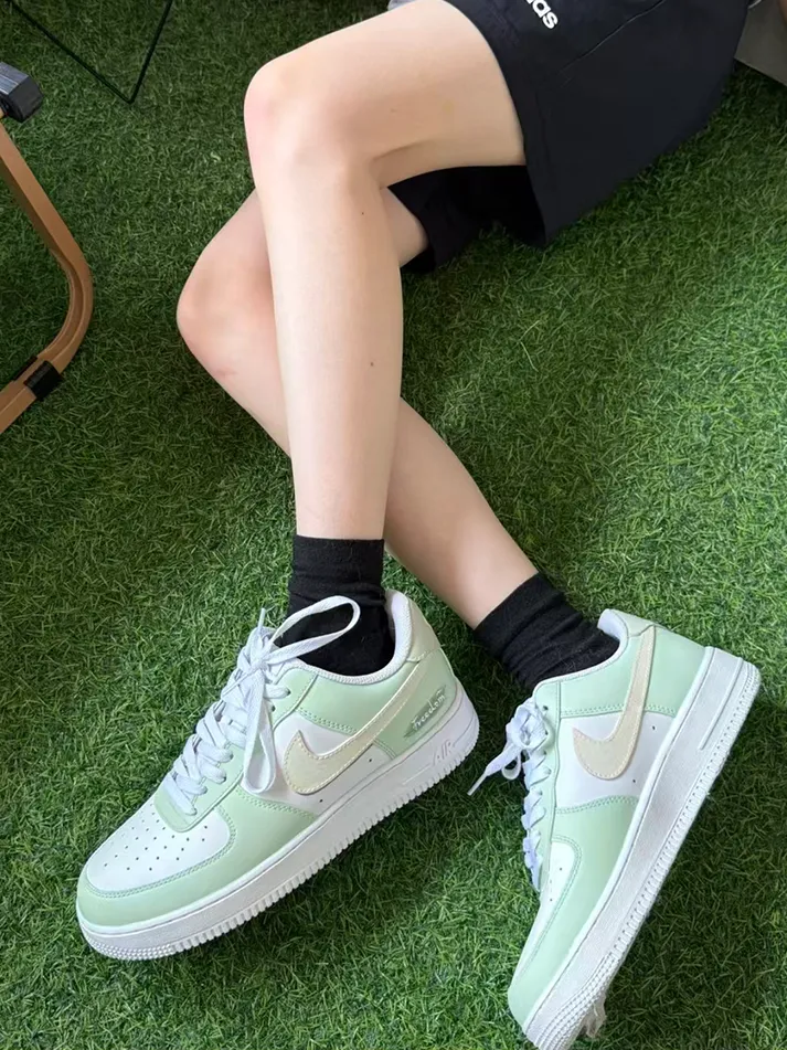 個性化客製球鞋NIKE薄荷奶綠