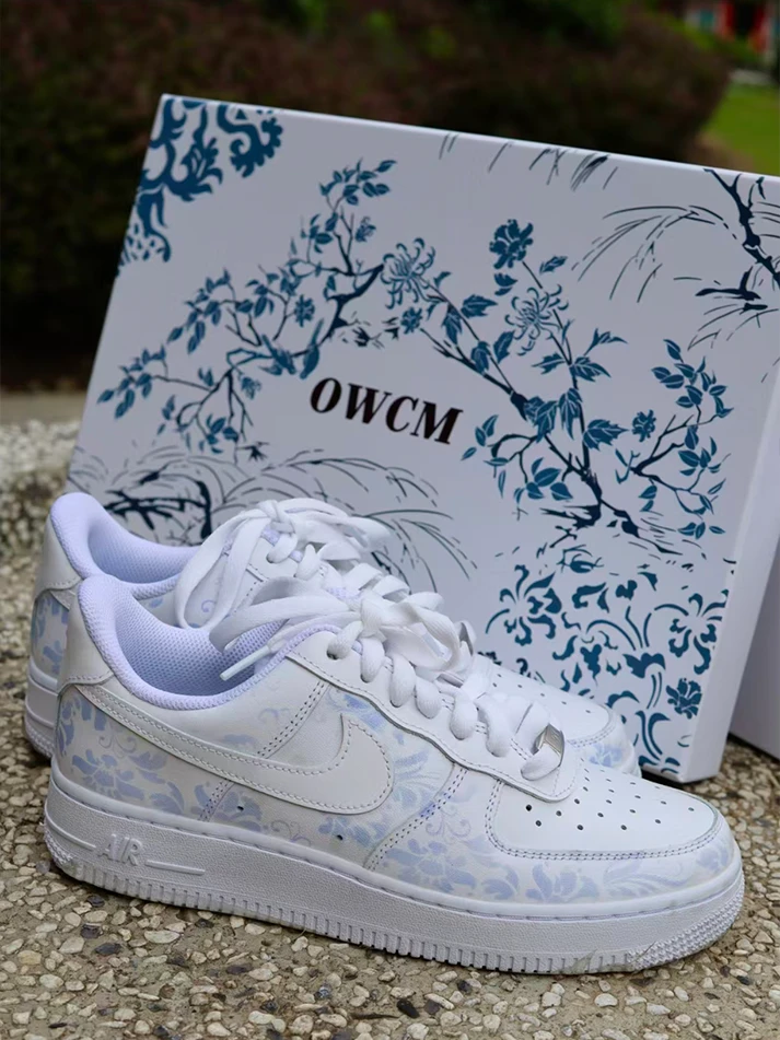 個性化客製球鞋NIKE溫變青花瓷