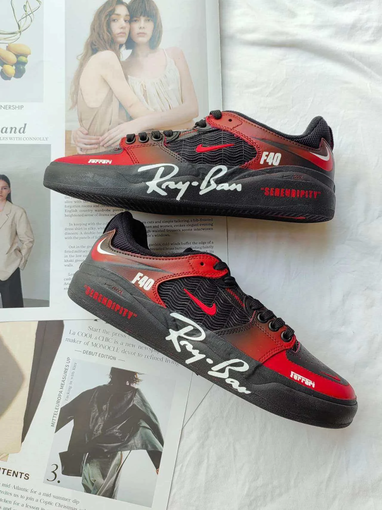 個性化客製球鞋NIKE疾風紅影
