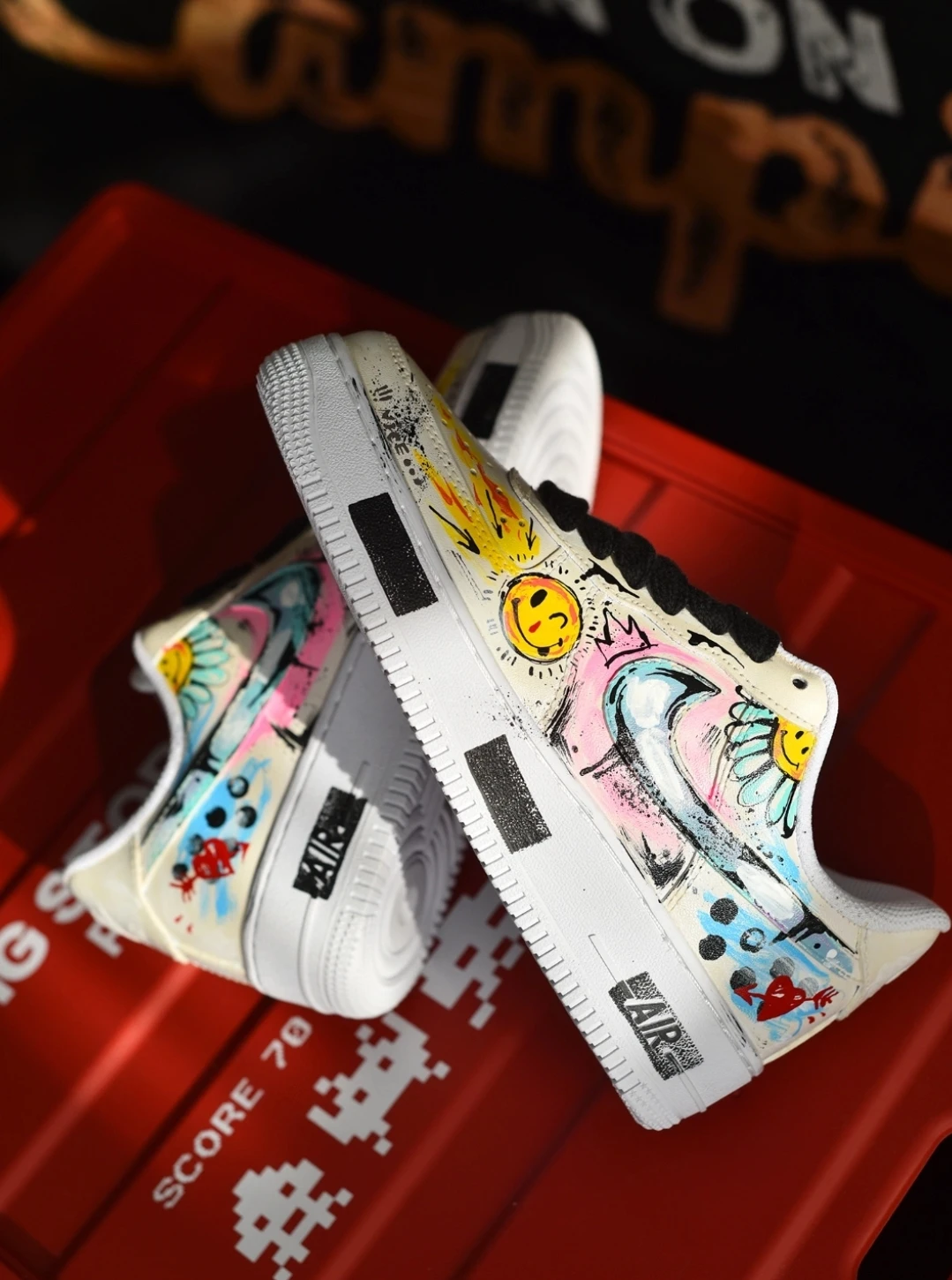 個性化客製球鞋NIKE愛心小雛菊