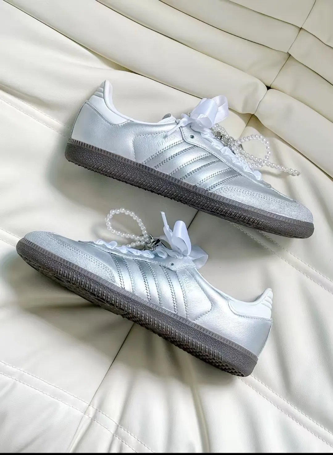 個性化客製球鞋ADIDAS月光芭蕾大珍珠
