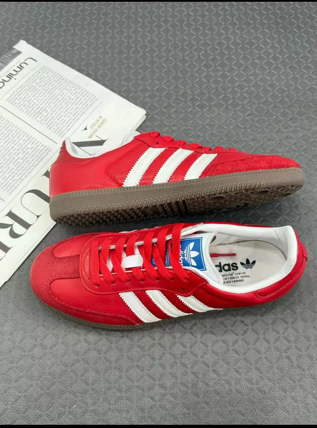 個性化客製球鞋ADIDAS動力全紅