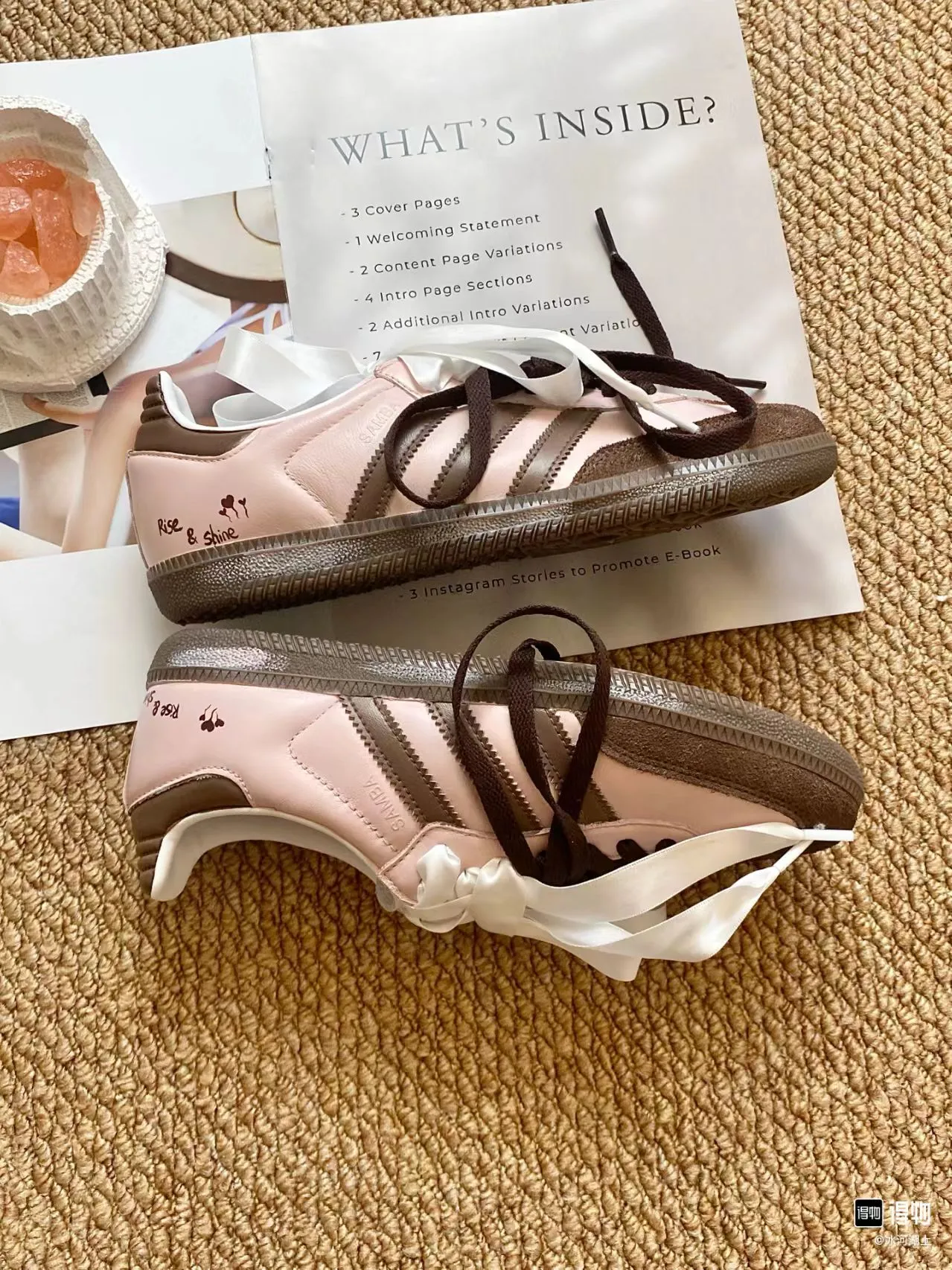 個性化客製球鞋ADIDAS甜莓巧棕