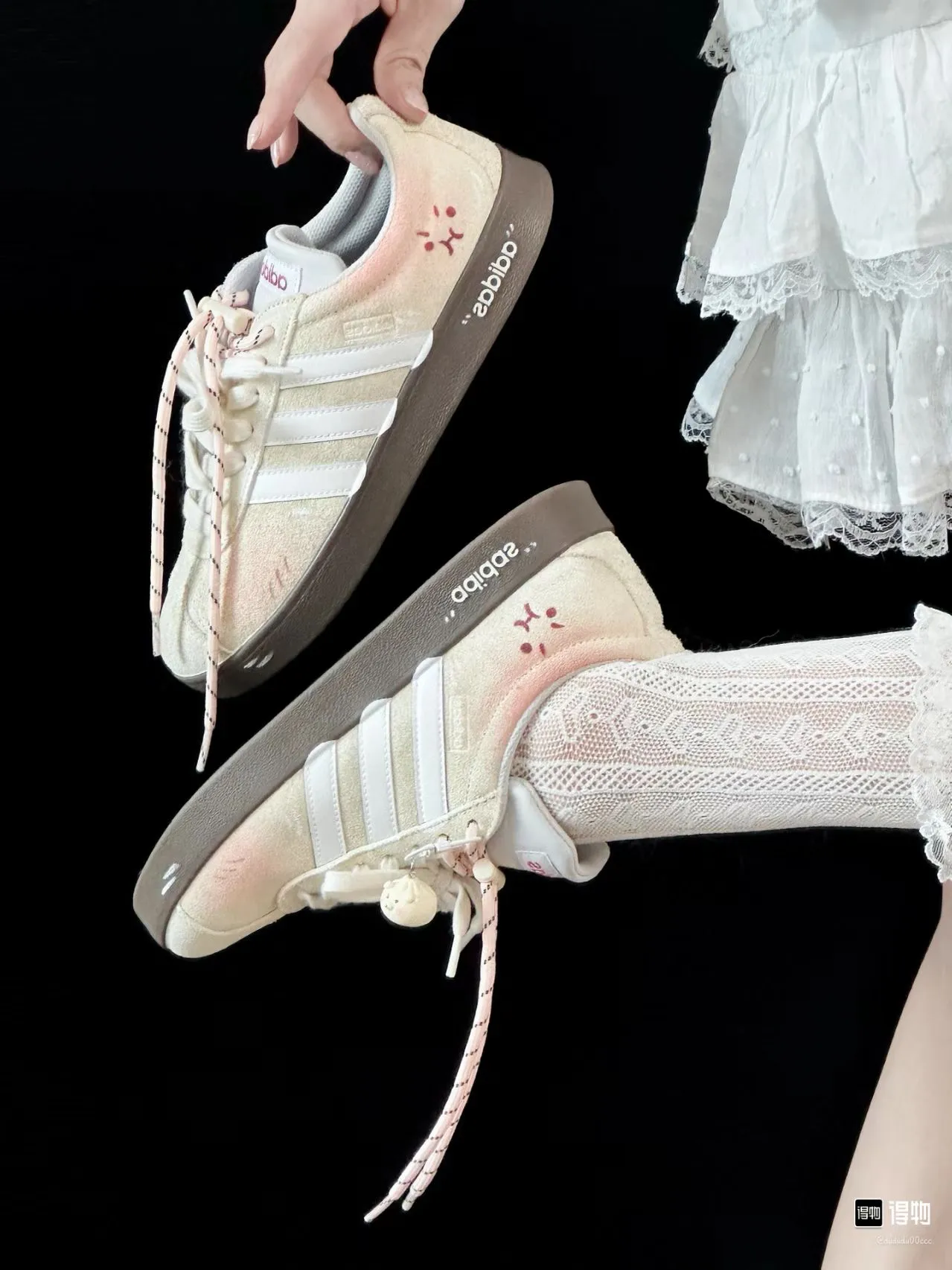個性化客製球鞋ADIDAS奶黃包
