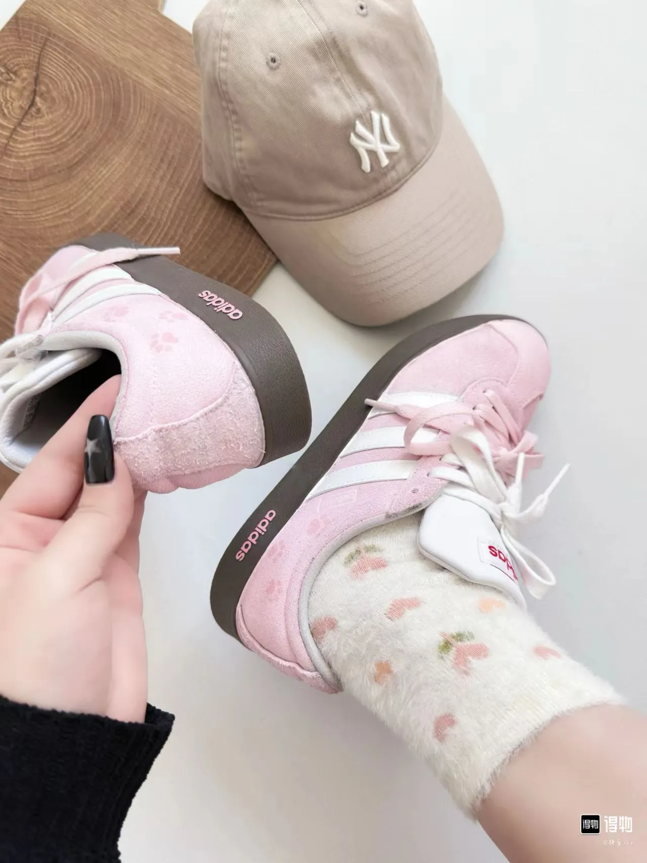 個性化客製球鞋ADIDAS樱粉猫爪