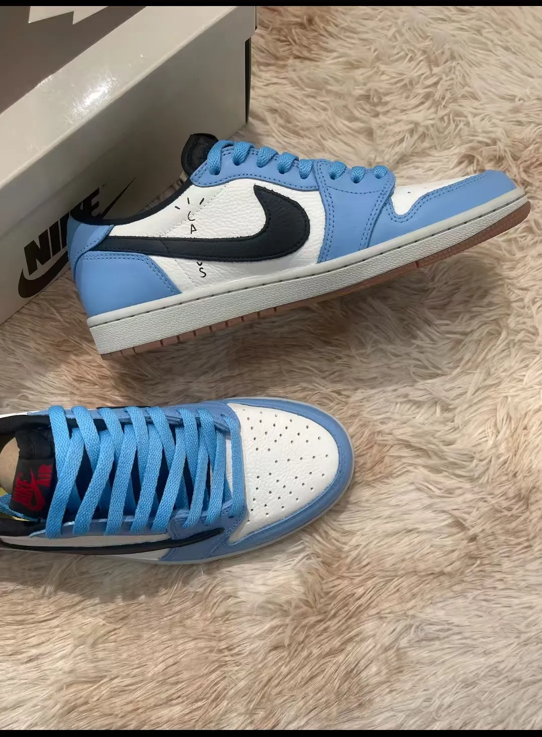 個性化客製球鞋NIKE北卡藍