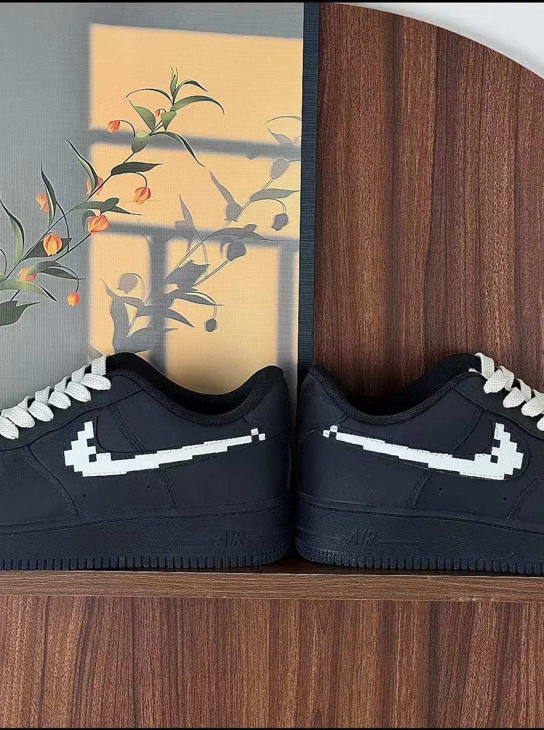 個性化客製球鞋NIKE黑像素