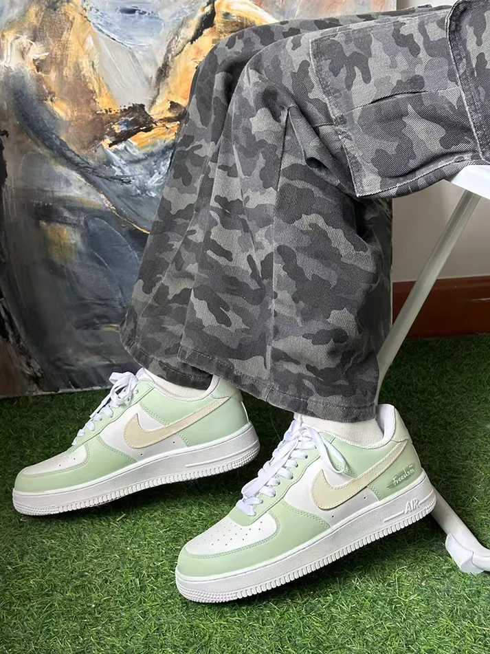 個性化客製球鞋NIKE薄荷奶綠