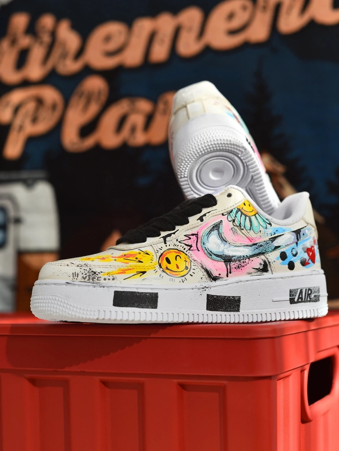 個性化客製球鞋NIKE愛心小雛菊