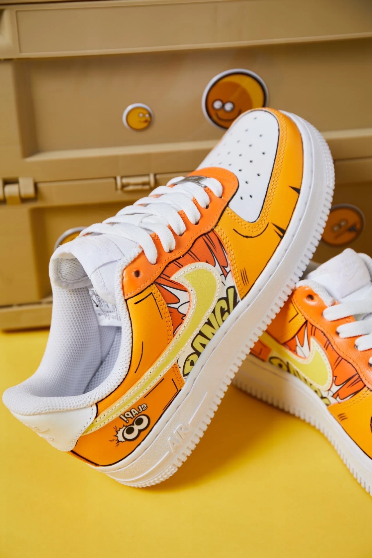 個性化客製球鞋NIKE漫畫二次元橙