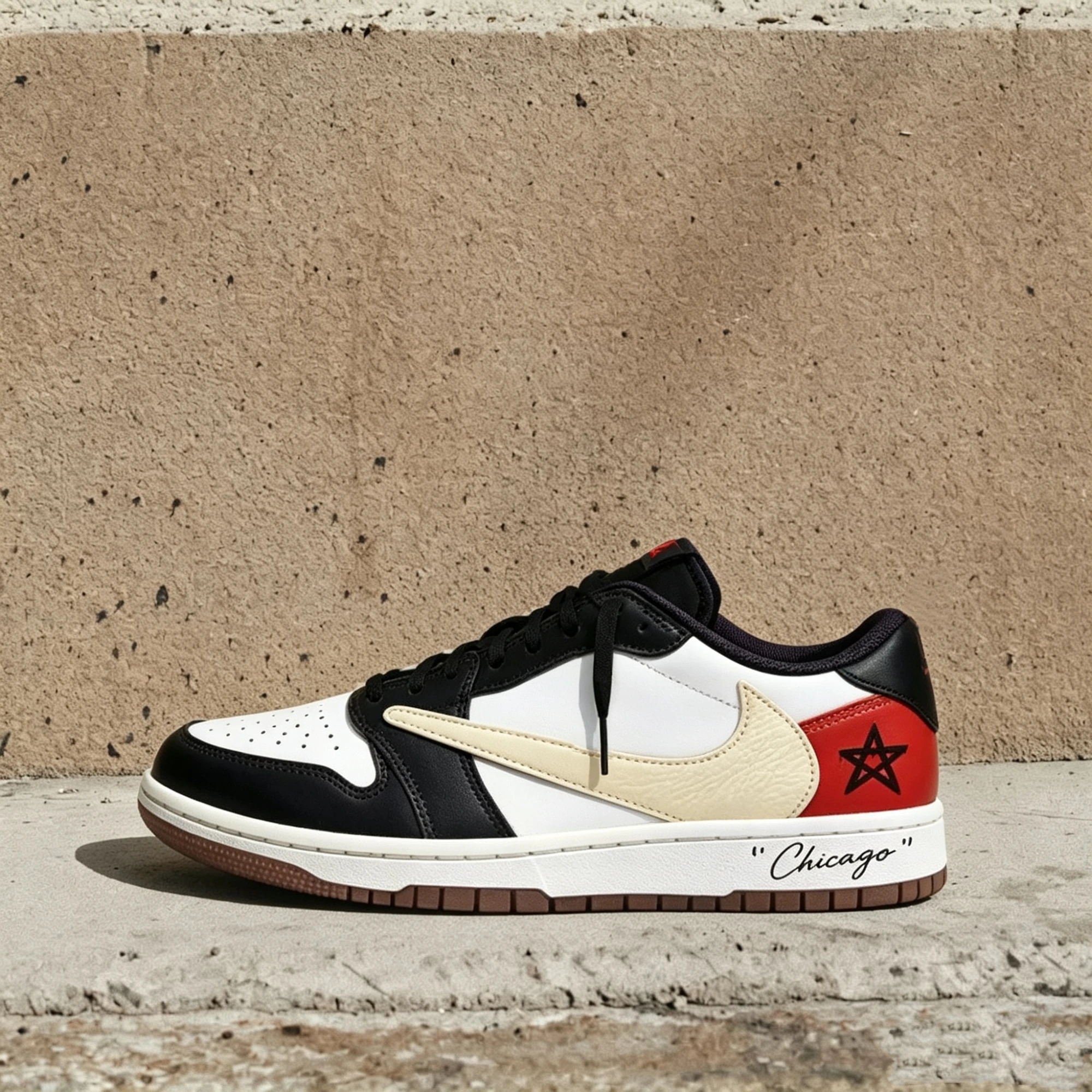TravisScott x JordanAirJordan1 倒勾