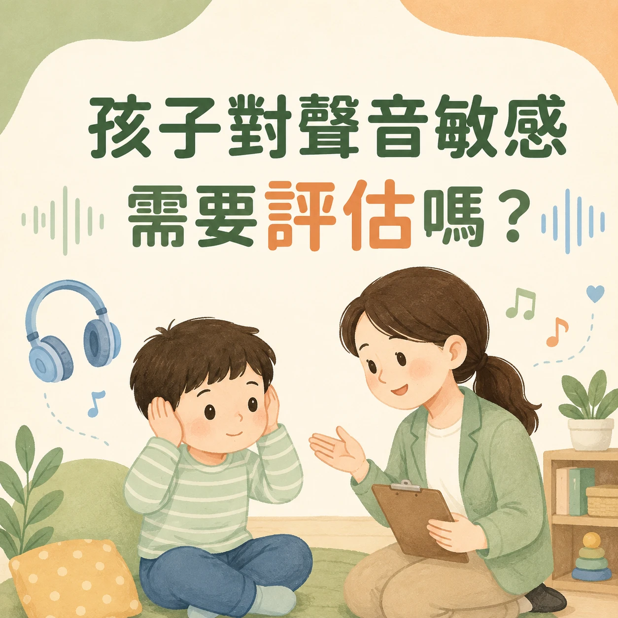 孩子對聲音敏感需要評估嗎？