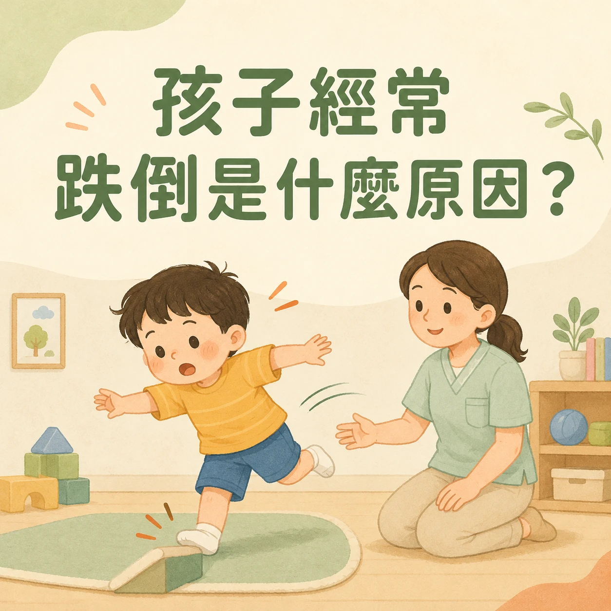 孩子經常跌倒是什麼原因？