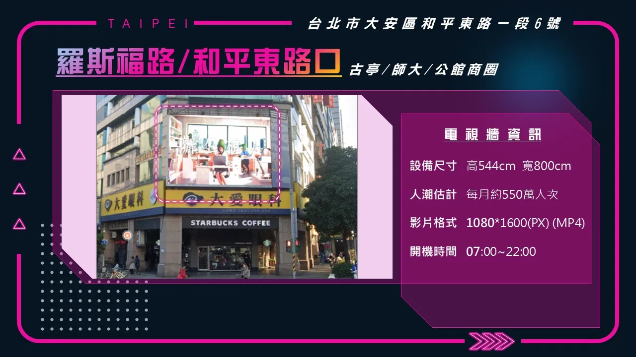 羅斯福路/和平東路口 古亭/師大/公館商圈