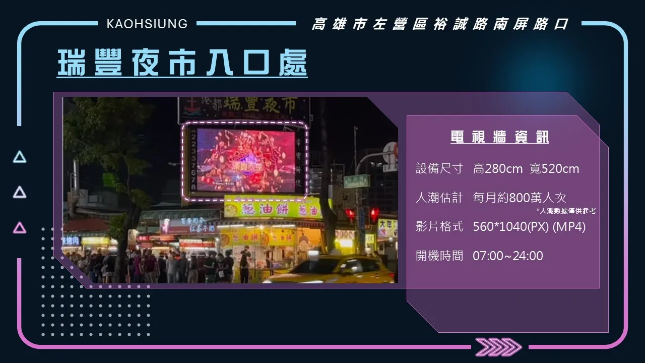 瑞豐夜市入口處
