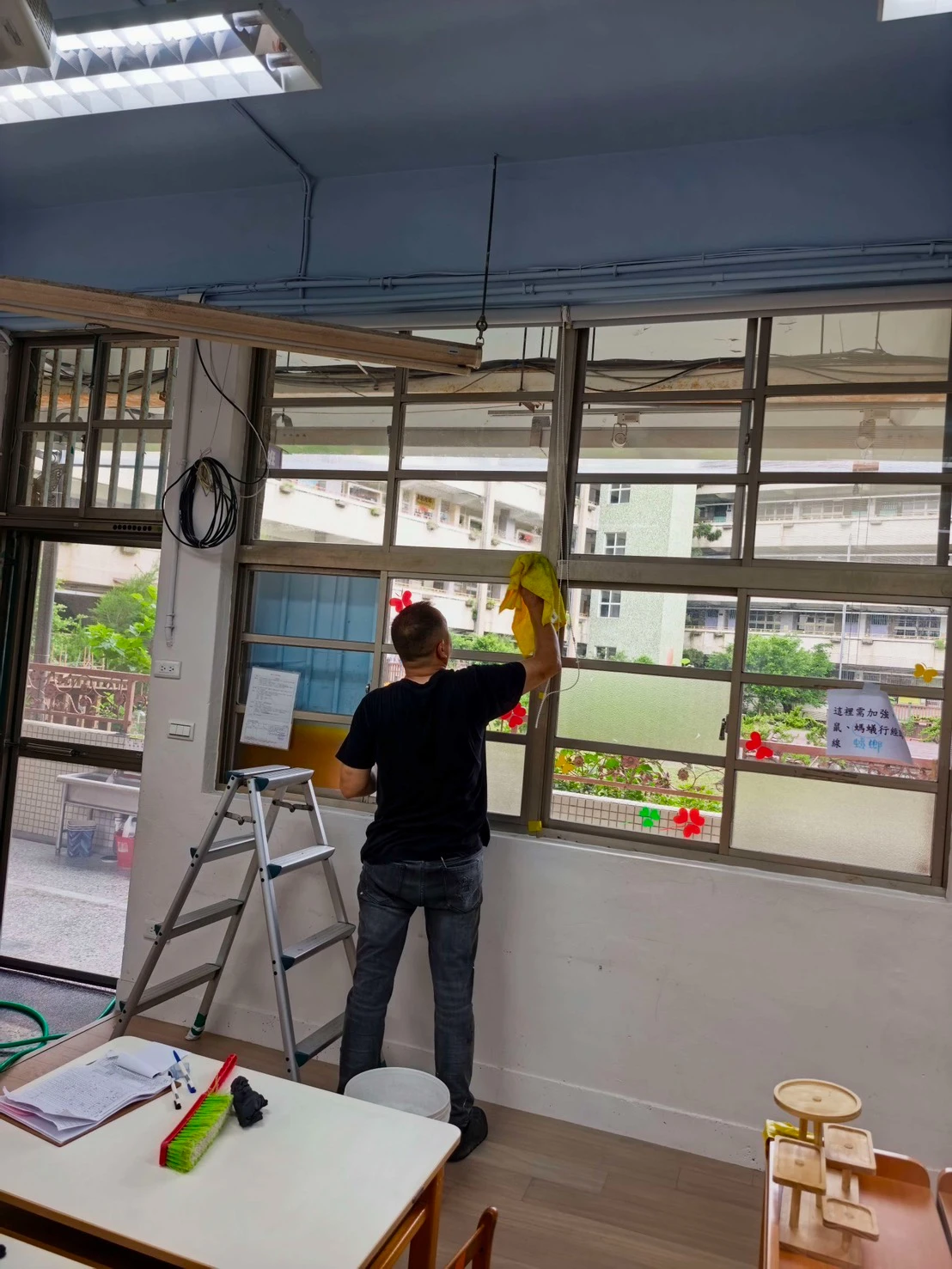 新北市立學校清潔/漳和國中（附幼）內部清潔！
