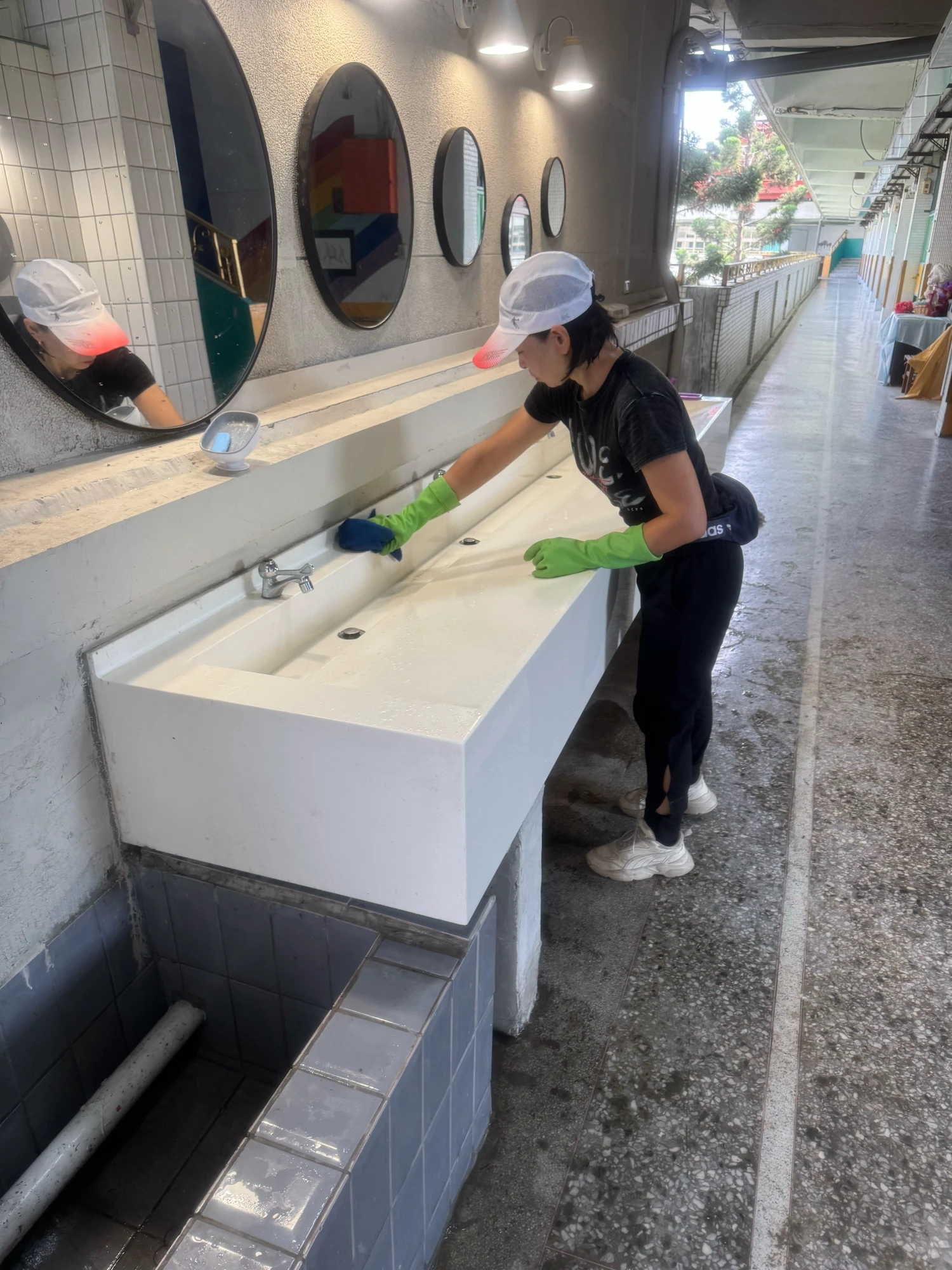 新北市學校清潔/永和國中清洗厠所