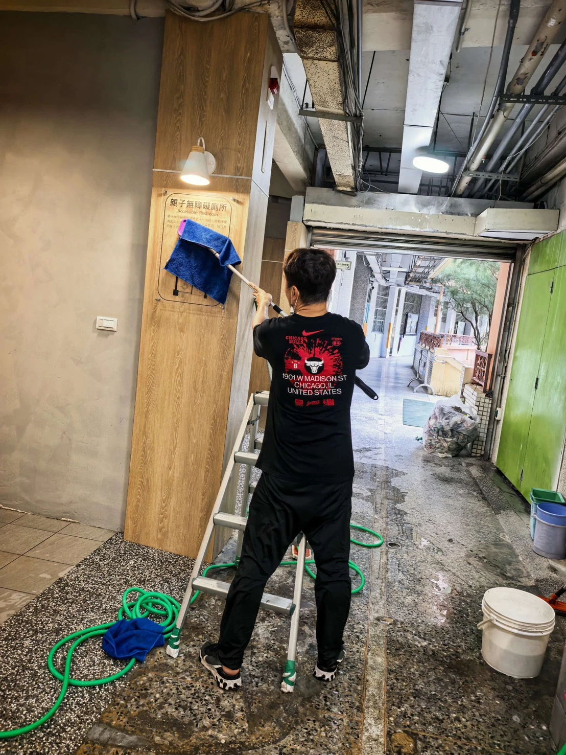 新北市學校清潔/永和國中清洗厠所