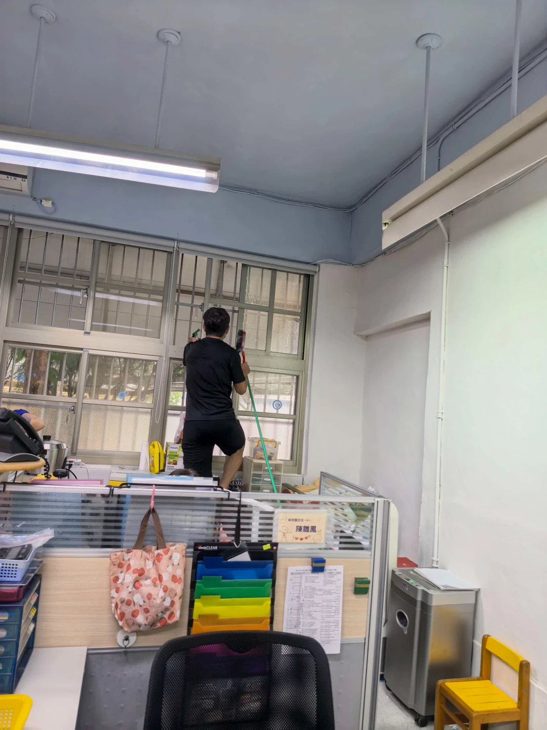 新北市立學校清潔/漳和國中（附幼）內部清潔！