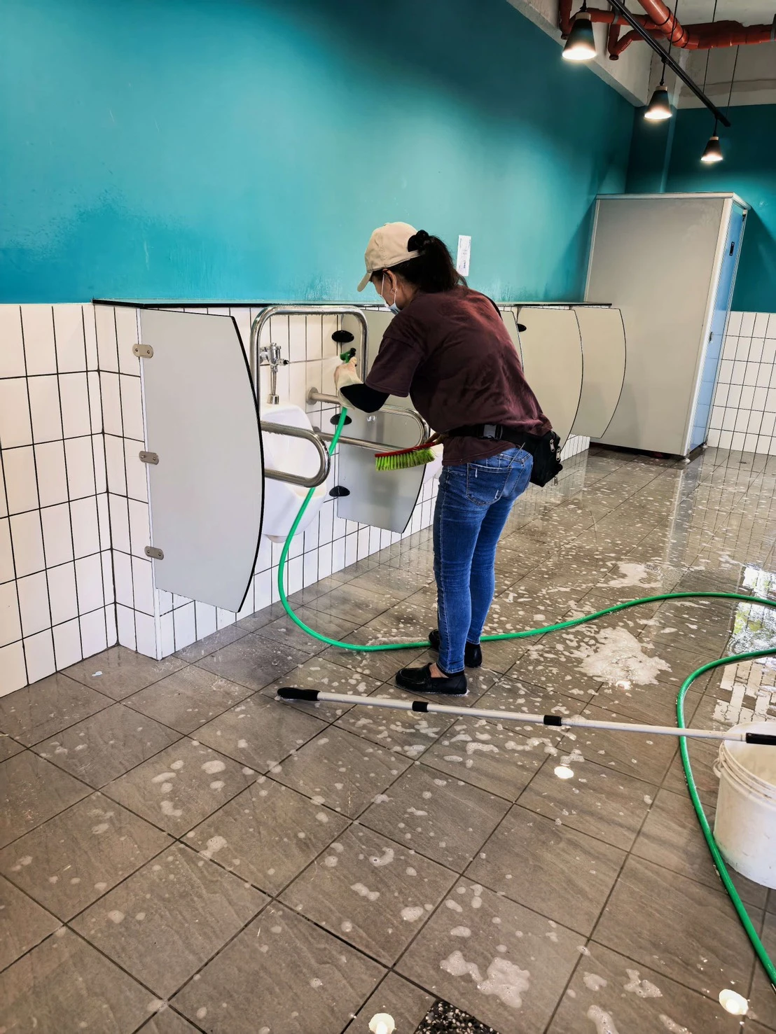 新北市學校清潔/永和國中清洗厠所