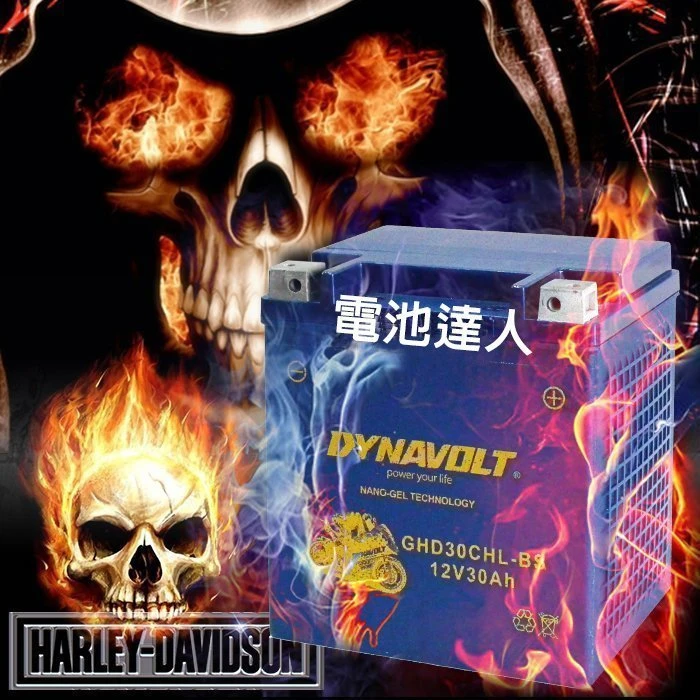 【鋐瑞電池】GHD32CHL-BS YTX30L GTX30L DYNAVOLT 藍騎士 機車電池 水上摩托車 哈雷重機