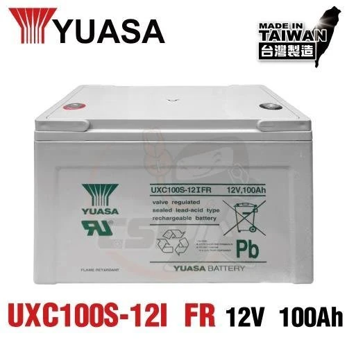 鋐瑞電池 UXC100-12I FR 儲能深循環型 100AH 儲能 太陽能儲電 太陽能板 露營 露營車儲電 綠電 風電