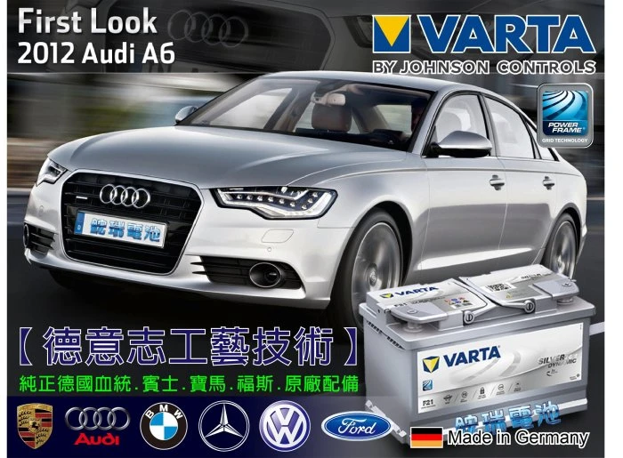 《鋐瑞電池》德國華達電池 VARTA F21 80AH AGM C250 汽車電瓶 START-STOP 怠速起停系統