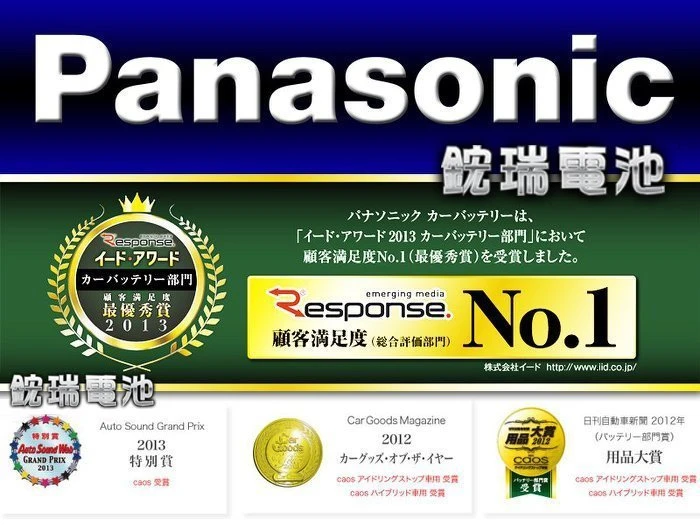 【鋐瑞汽車電瓶】日本原裝 國際牌 銀合金 80B24LS Panasonic 60B24LS 充電制御 55B24LS