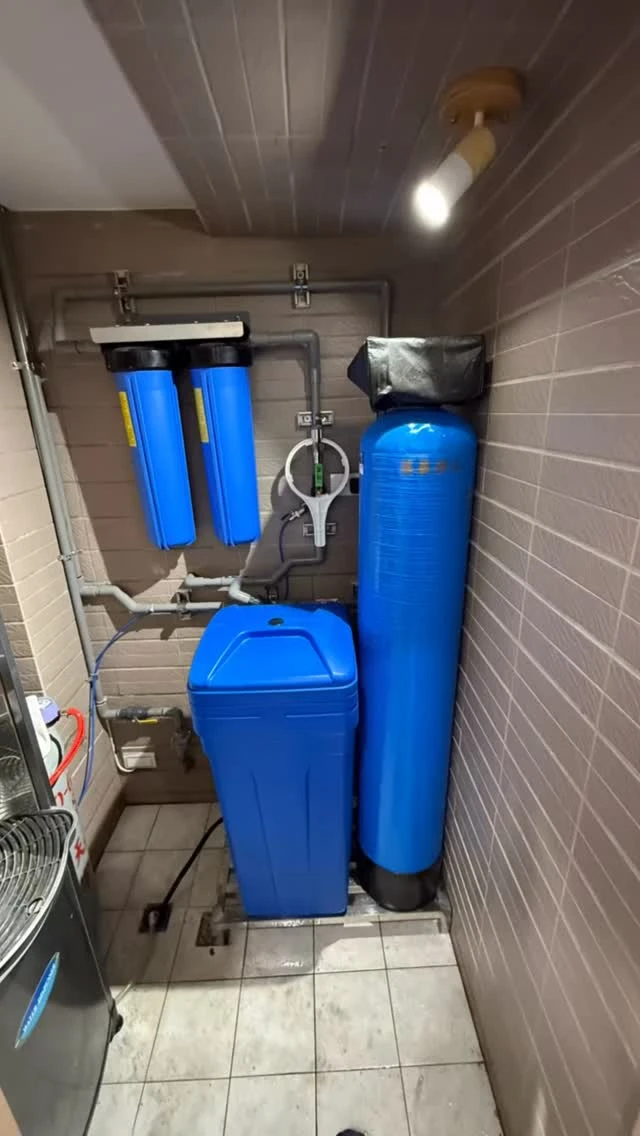 早上台南仁德 50公升電子流量型完工