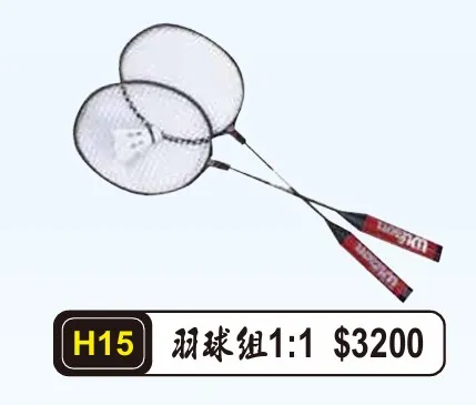 羽球組1：1