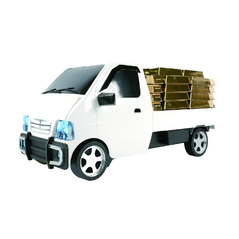 金磚發財貨車(藍/白)