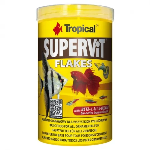 Tropical 德比克 Supervit Flakes 熱帶魚維他薄片
