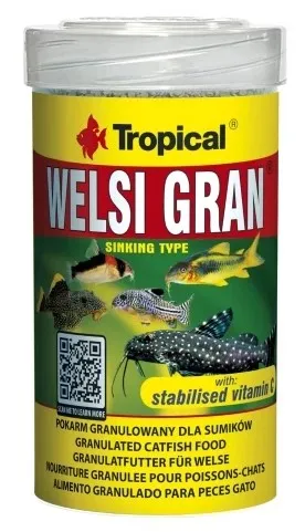 Tropical 德比克 Welsi Gran 抗緊迫鼠魚底棲魚全營養飼料