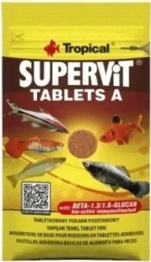Tropical 德比克 Supervit Tablets A 增豔維他黏貼飼料