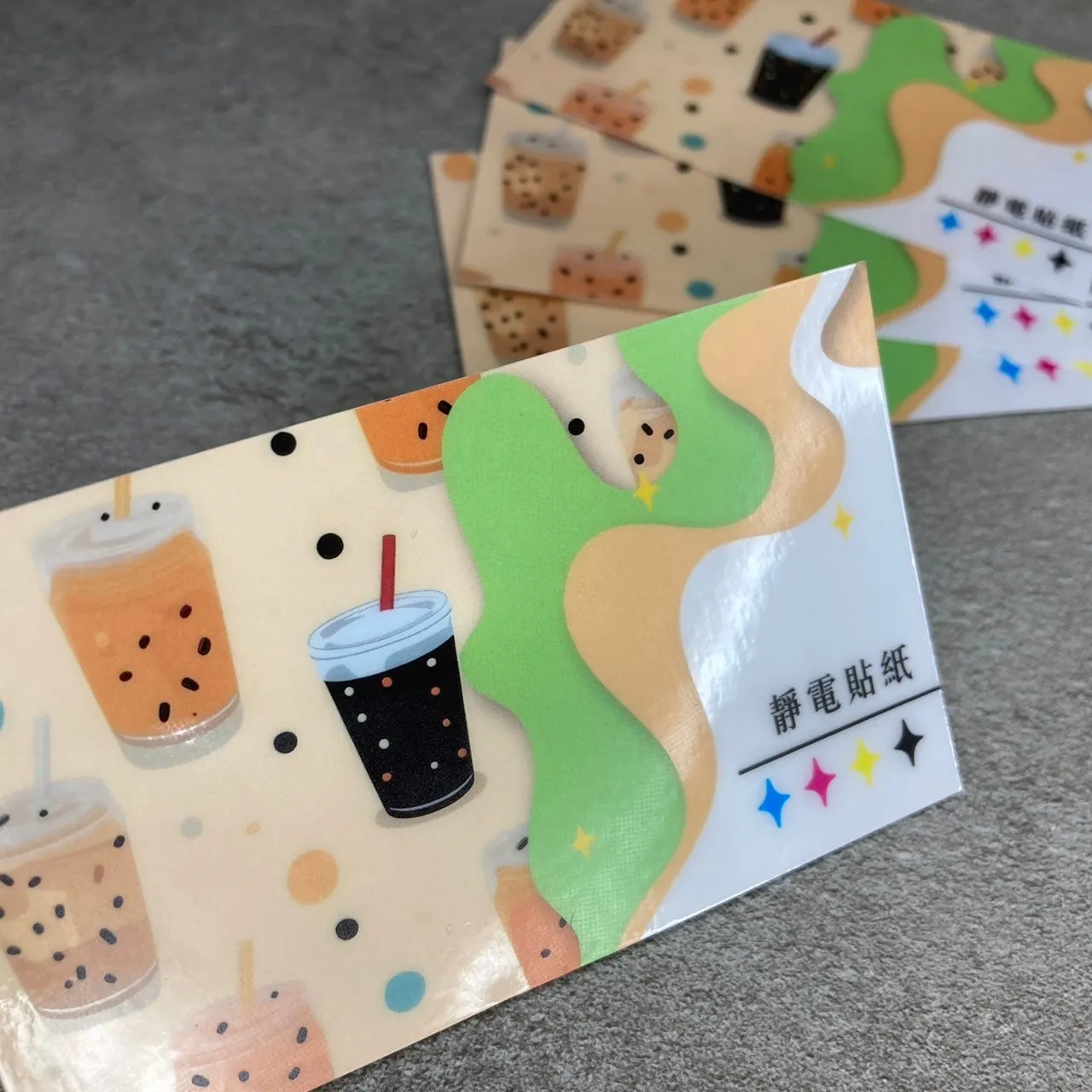 透明靜電貼紙 (單張式)