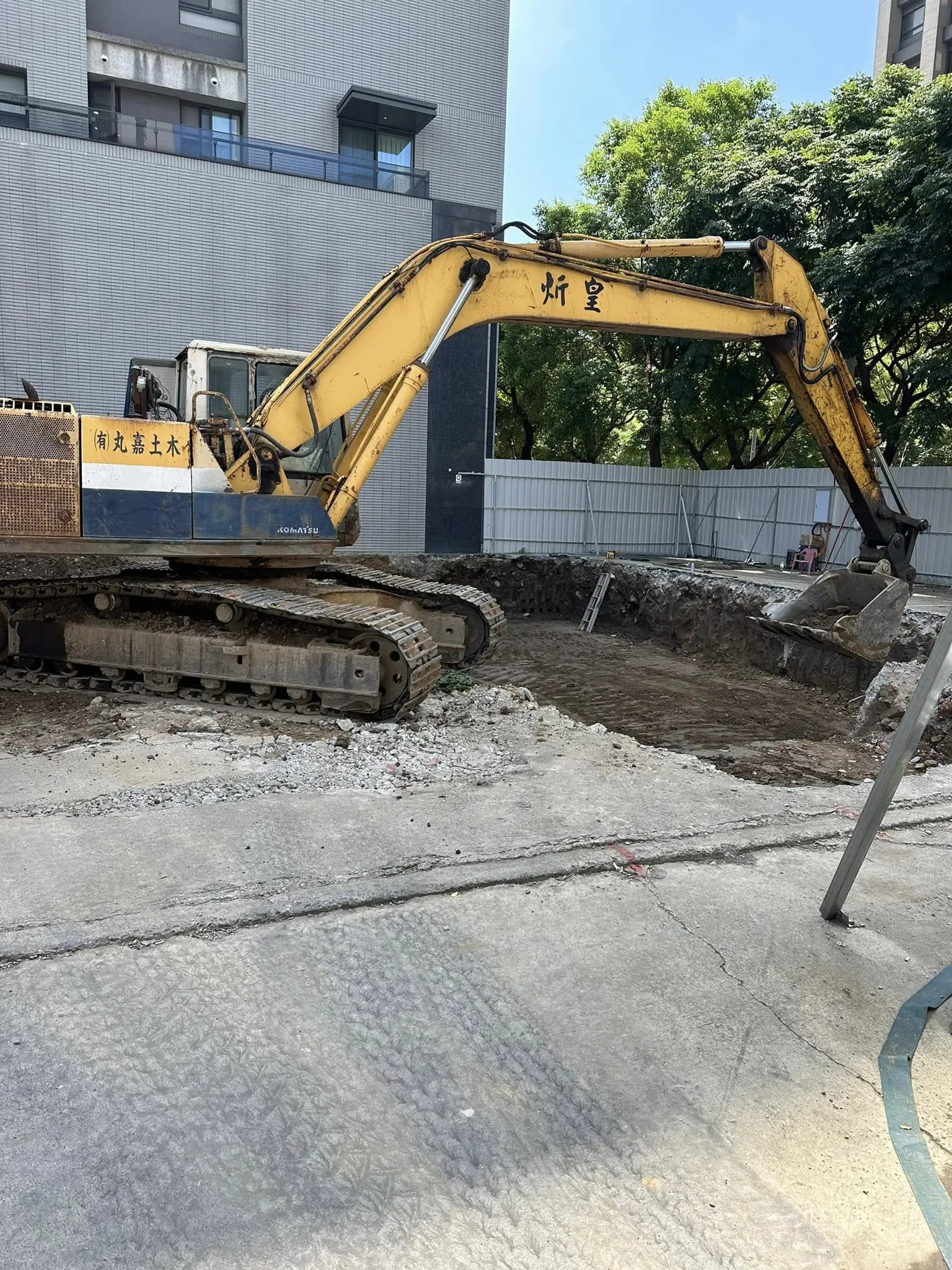 竹北托嬰中心-地基開挖