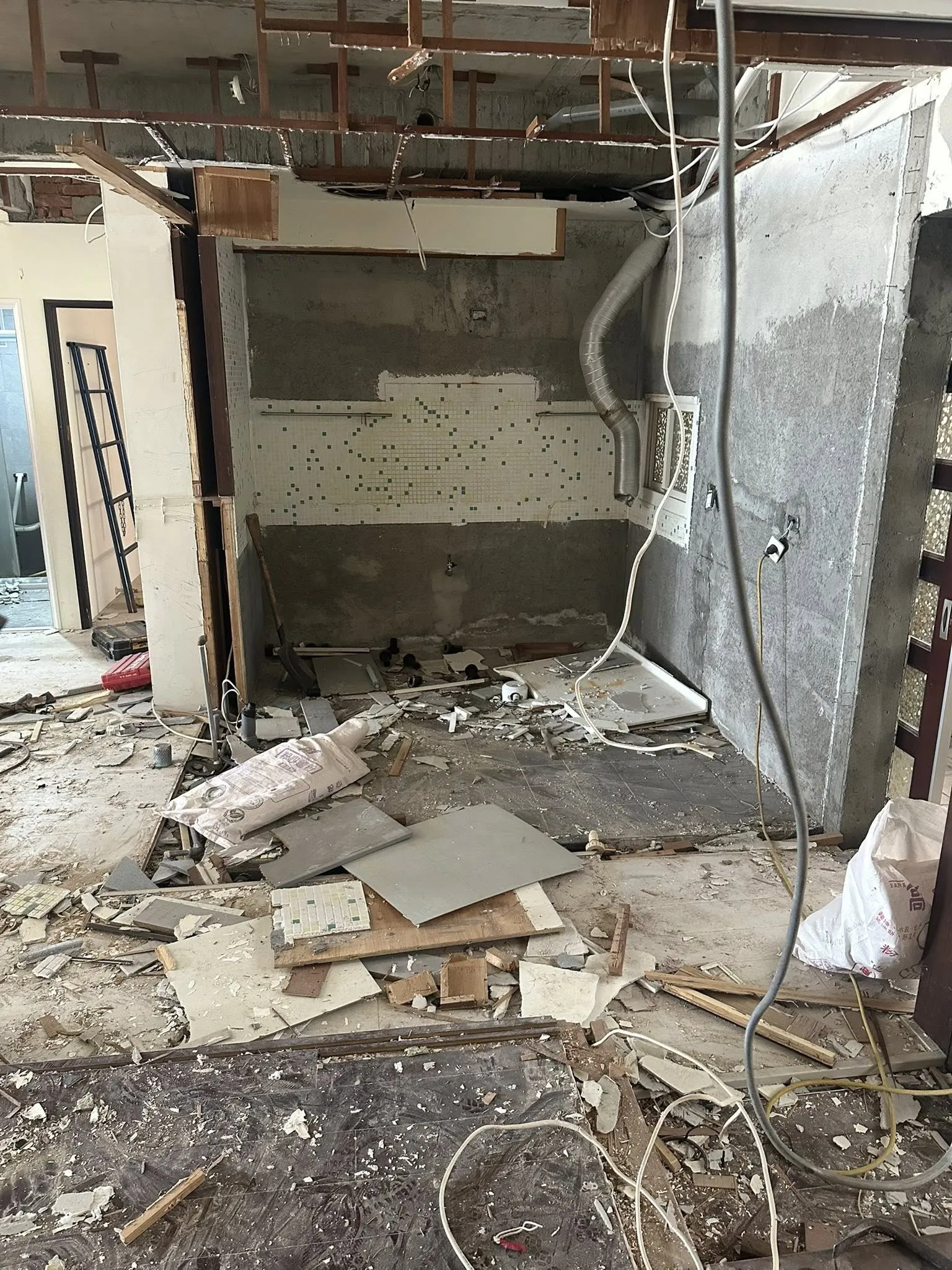 竹北中古大樓-拆除工程