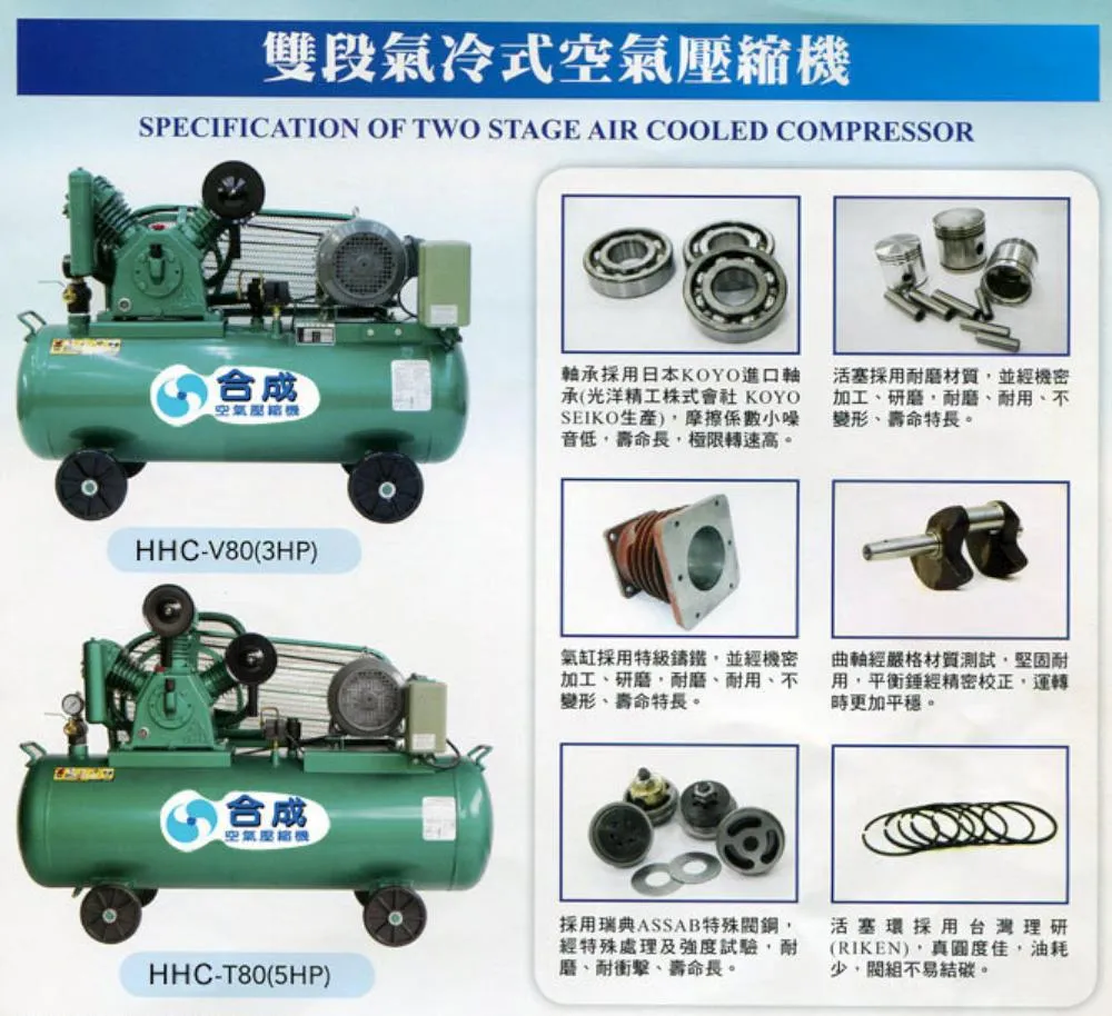 合成｜雙段-往復式空壓機