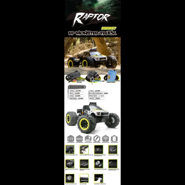 《 1/8 無刷大腳車 》｜Team Magic系列 遙控車｜