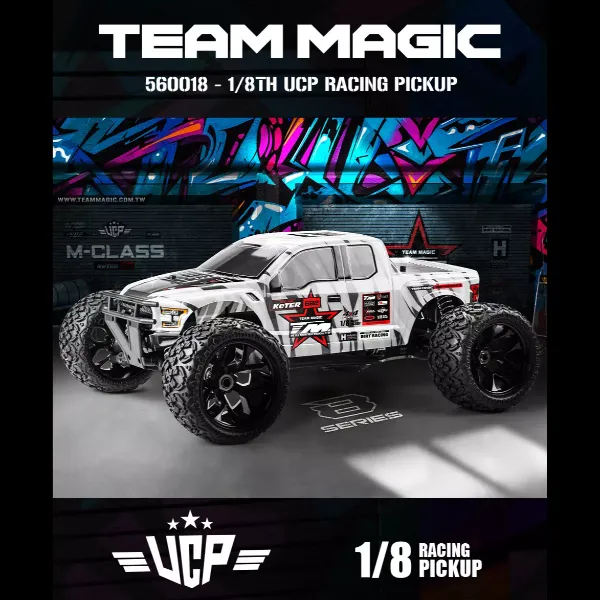 《 1/8 無刷競卡 》｜Team Magic系列 遙控車｜