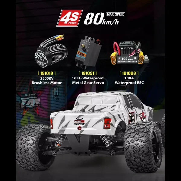 《 1/8 無刷競卡 》｜Team Magic系列 遙控車｜