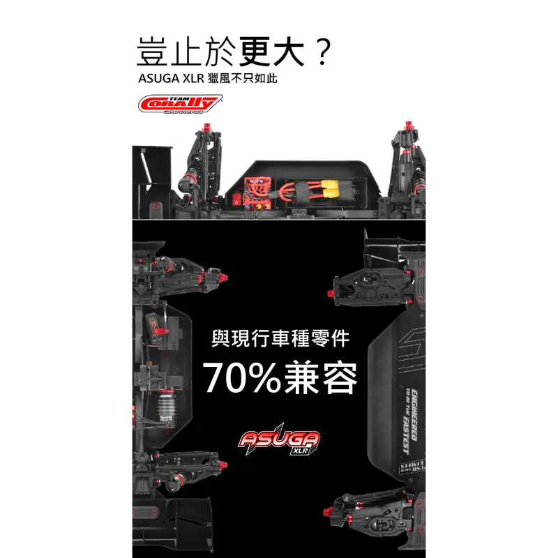 《 1/8 無刷短卡 ASUGA XLR 6S 》