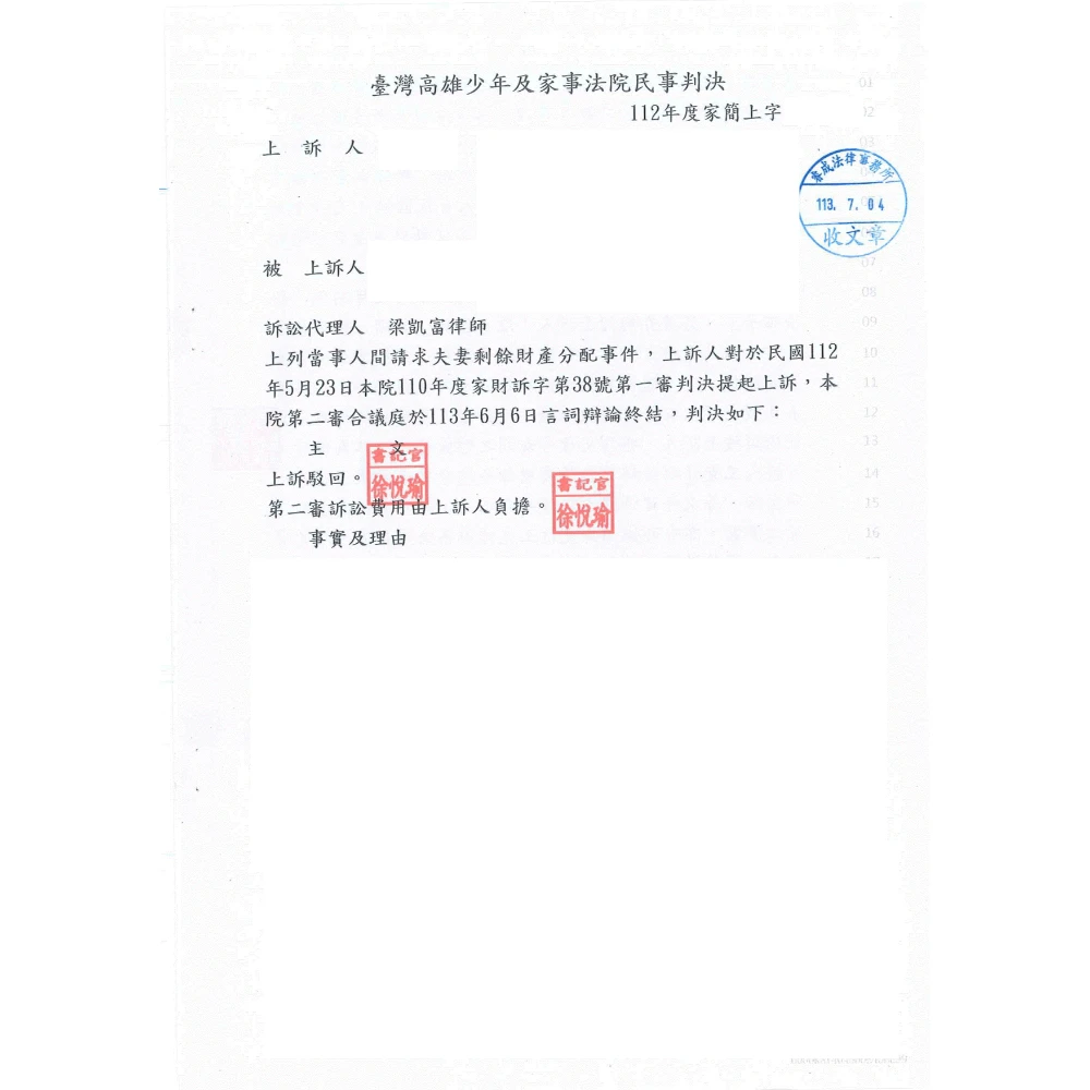 夫妻剩餘財產分配